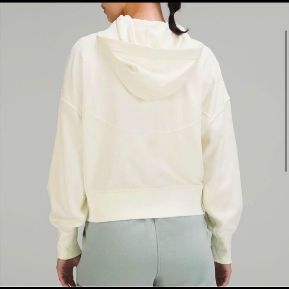 Lululemon Softstreme Hoodie Lemon Sorbet size 4 - Picture 2 of 6